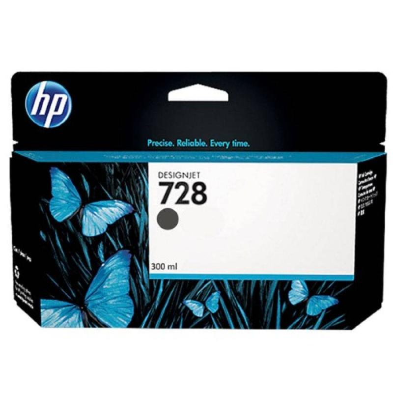 TINTA HP 728 F9J68A 300ML NEGRO       ( for Impressora HP Designjet  T730 / T830 )