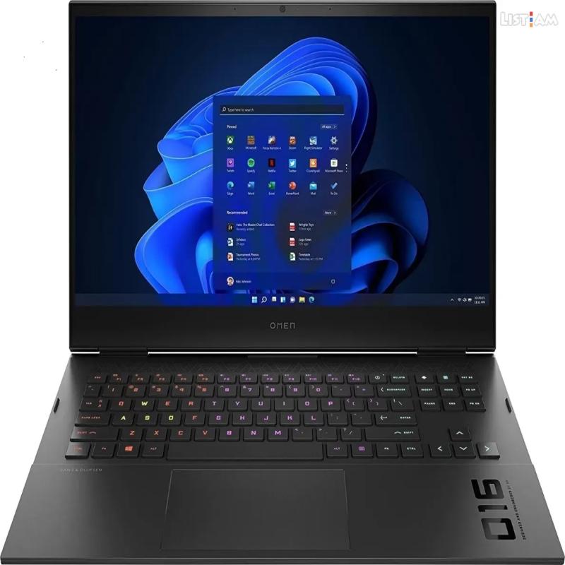 Notebook HP OMEN 16-K0033DX i9-12900H 5.0Ghz (8 cores) / 16GB RAM DDR5 / 1TB SSD NVME / Windows 11 / VGA RTX 3060 6GB / Tela 16.1" inch 2560 x 1440 (QHD)165Hz - Preto