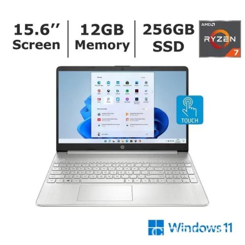 Notebook HP 15-EF2081MS Ryzen 7-5700U / 12GB Ram/ 256GB SSD/ W11/  / Tela 15.6" Touch / Cinza Silver