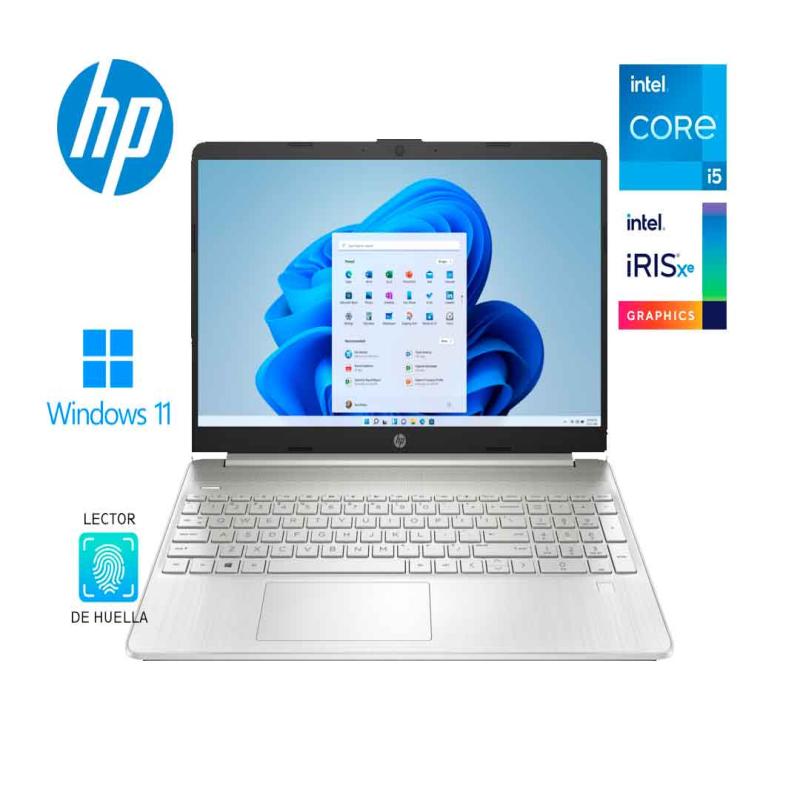 Notebook HP 15-DY2504LA Intel Core i5-1135G7 4,20GHZ / **16 GB Ram / 512 SSD / VGA Intel Iris Xe / Tela 15.6" Full HD Ips - Prata