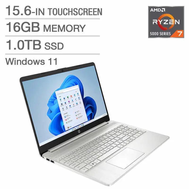 Notebook HP 15-EF3003CA AMD Ryzen 7 5825U / 16GB Ram / 1TB SSD/ 2 VGA Radeon / 15.6" Touch FHD /  Windowa 11