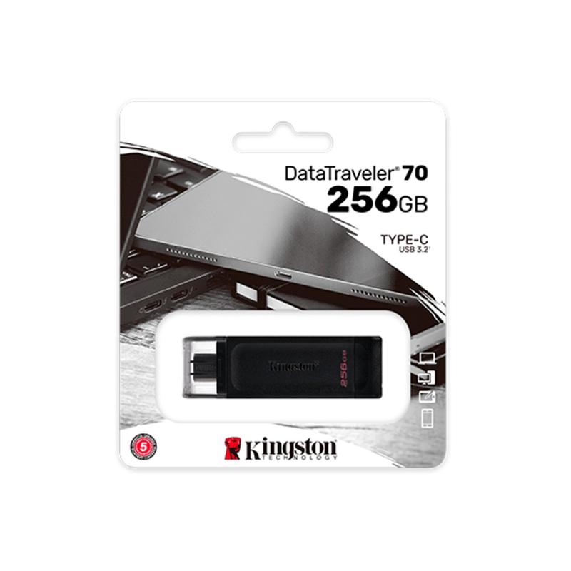 PENDRIVE KINGSTON 256GB DT70 USB-C 3.2