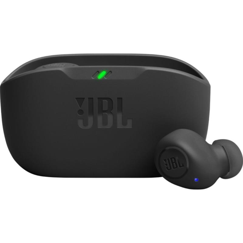 Fone de Ouvido JBL Wave Buds TWS BT 5.2 / Bateria 8 Horas / Preto