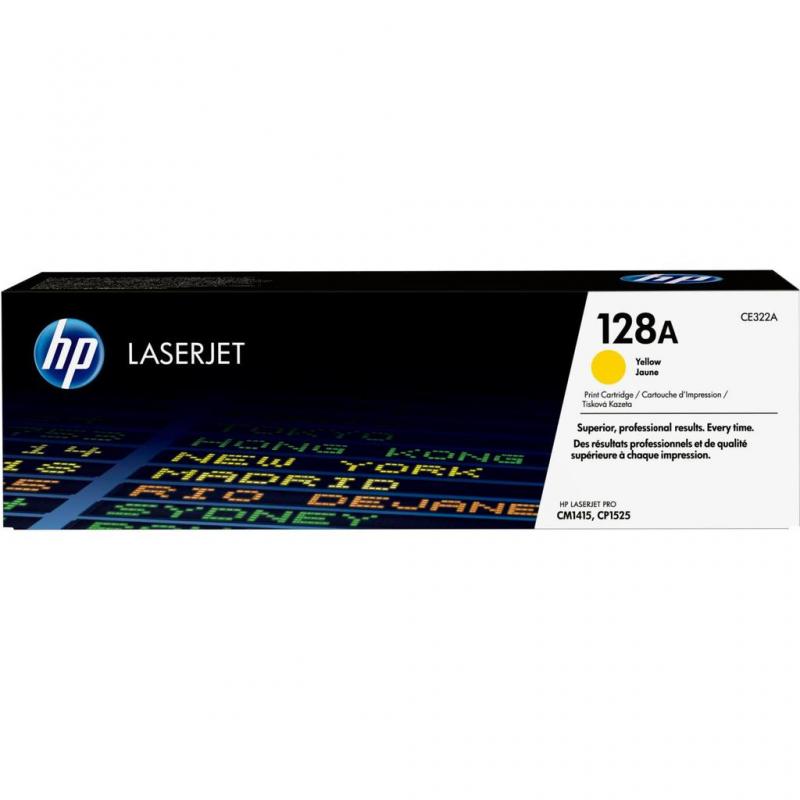 TONER HP 128A  CE322A  Amarillo  LaserJet PRO CM1415 / CP1525