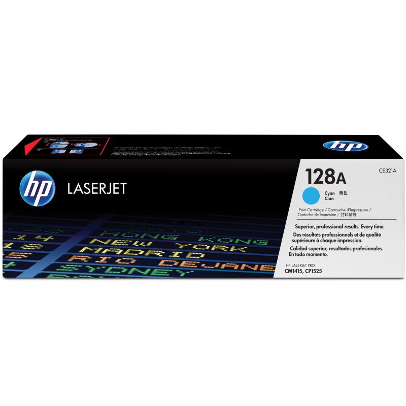 TONER HP 128A  CE321A  Cyan  LaserJet PRO CM1415 / CP1525